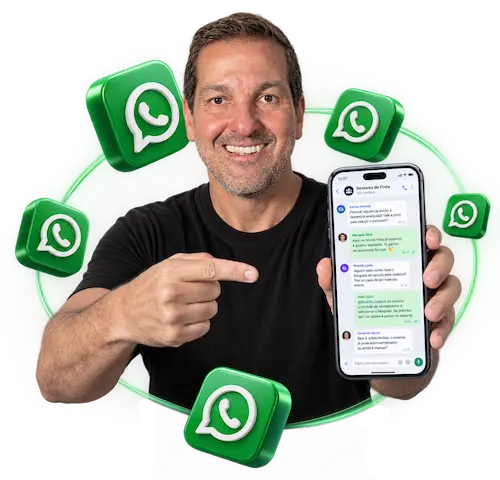 Julio César convidando para a Comunidade Frota Para Todos