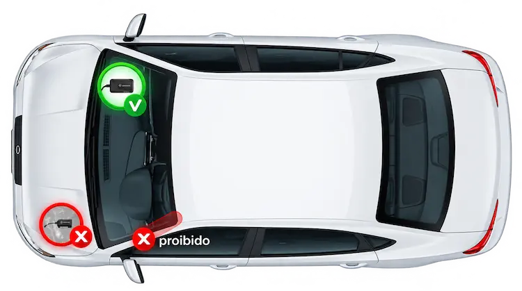 Diagrama Oficial: Onde instalar o rastreador no veículo